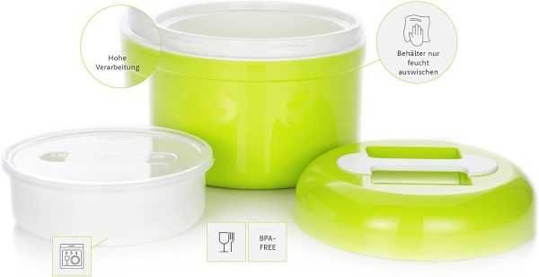 НОВ Уред за производство на кисело мляко+2 торби с органични ферменти