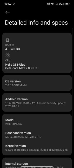 Redmi 14C 4+4/128