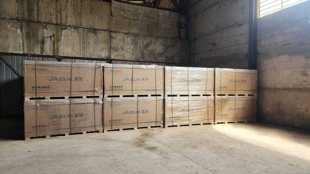 солнечные панели, quyosh panellari JA Solar 590Вт/595 Вт/620 Вт