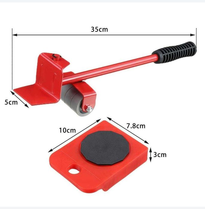 Набор Drillpro для перемещения мебели домкрат