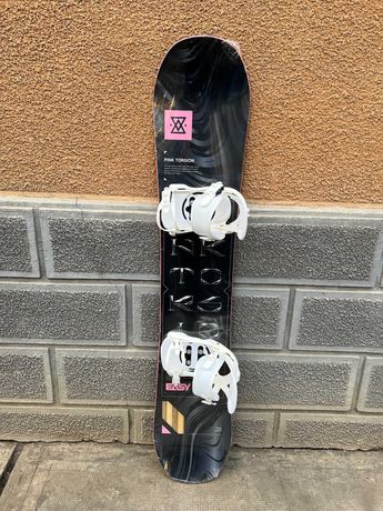 placa noua snowboard easy pink torsion L148