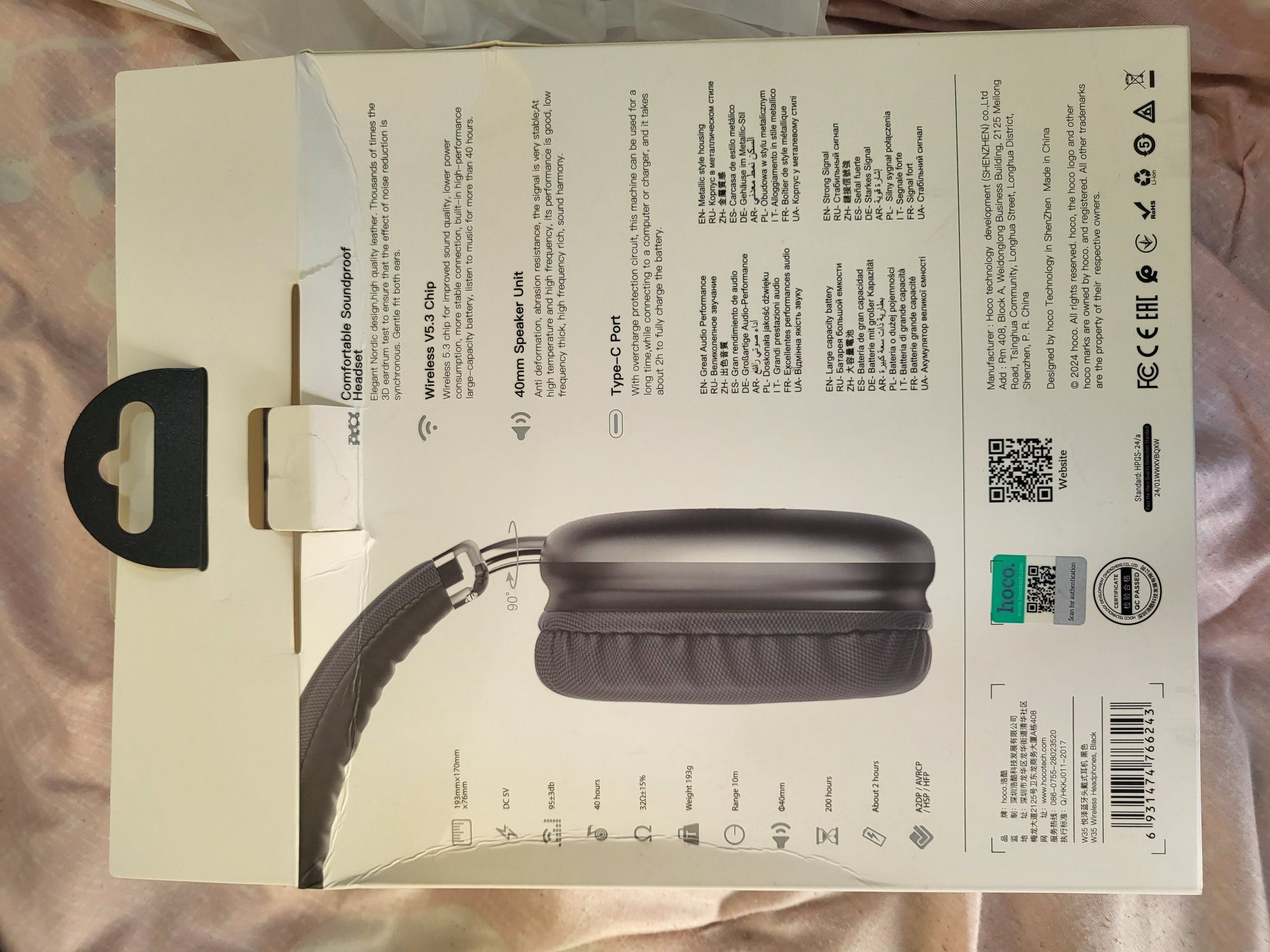 Quloqchin hoco W35 soat airpods