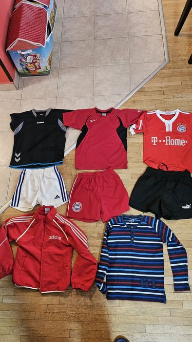 Оригинални дрехи блузки, къси и дълги панталони, анцузи122-128