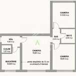 Ap. 3 camere | 59 mp | Grigorescu | Langa Liceul Onisifor Ghibu