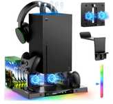 MENEEA зарядна станция с RGB вентилатор за Xbox Series X