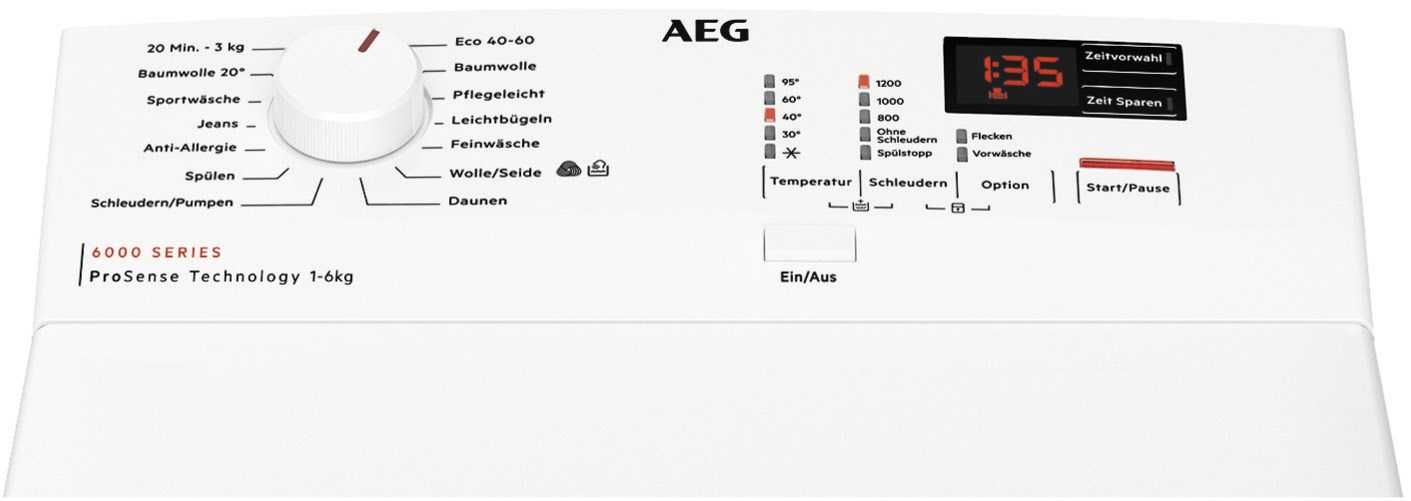 Пералня горно зареждане AEG  LTR6E40268 , 6кг