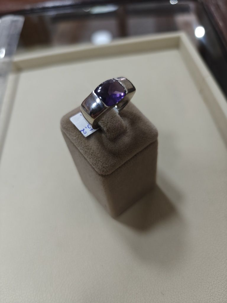 Inel ametist aur 18k 7.96gr marca IL GIOIELLO (R)