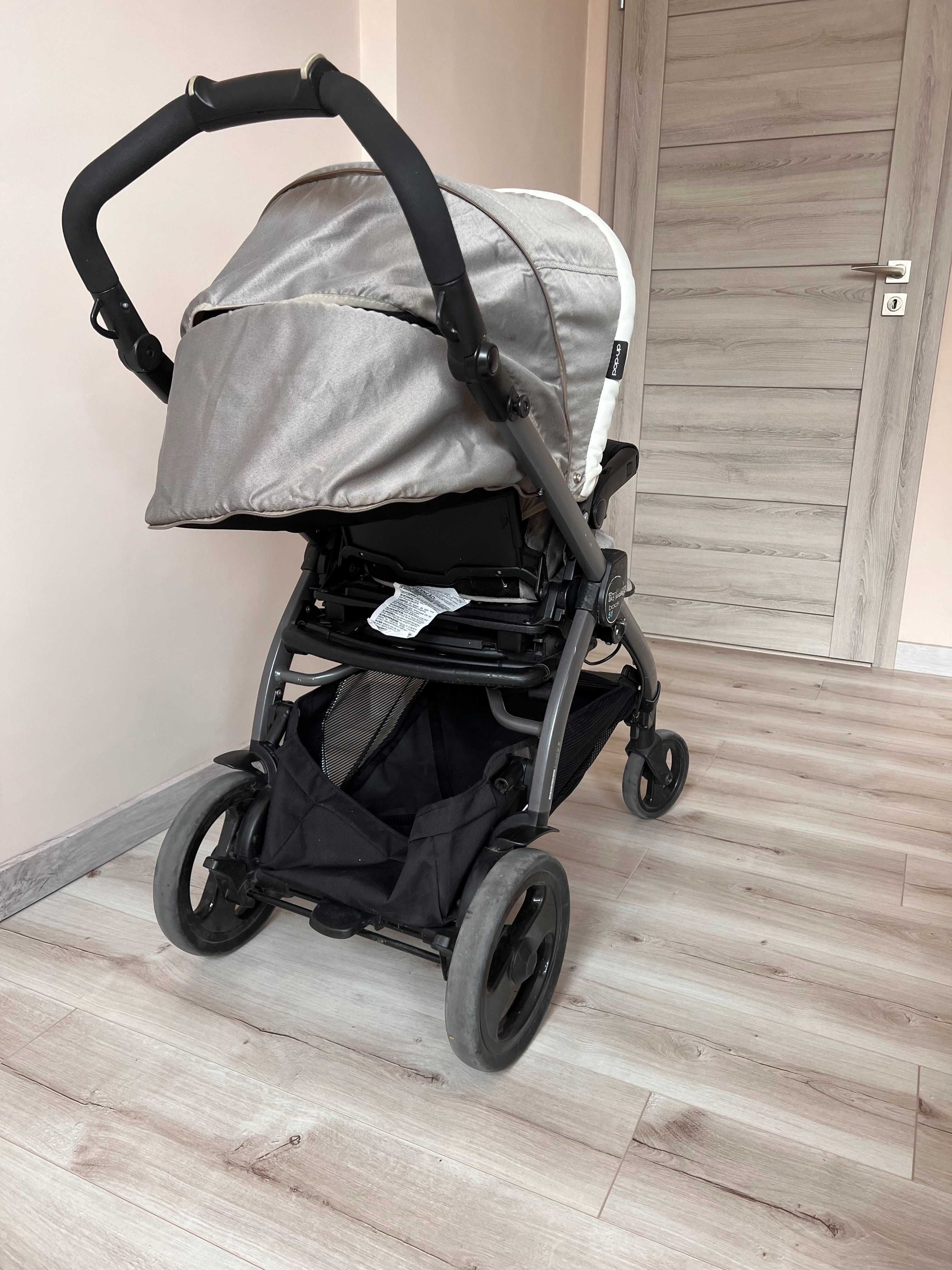 Комбинирана количка Peg Perego 3 в 1, НОВИ столче за кола/зимен кош!