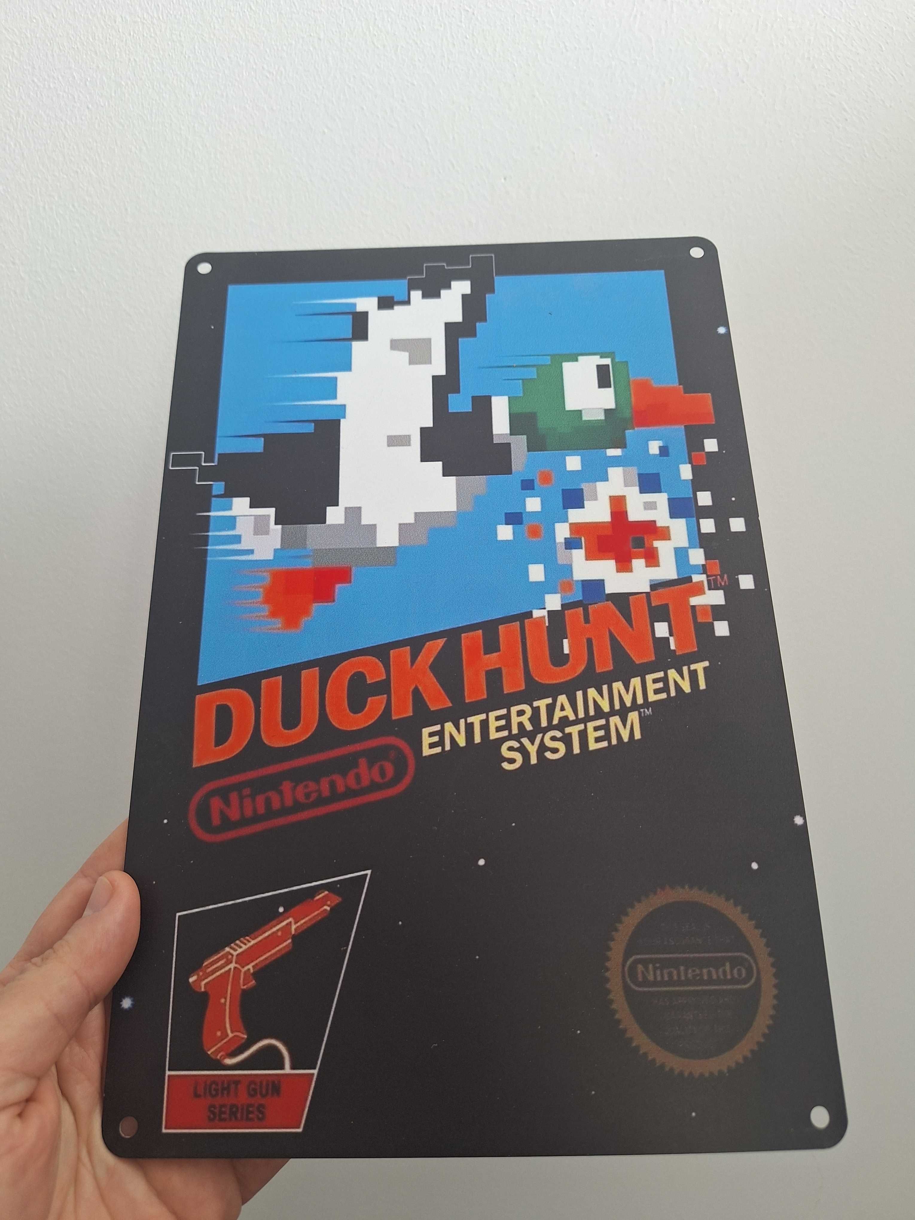 Metal Poster Duck Hunt Nes Retro Video Game Poster Tin Sign 20x30cm