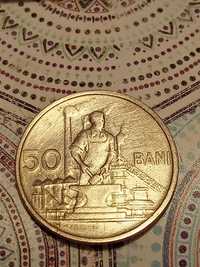 50 bani 1955, RSR stare UNC excelenta vechituri monede monezi