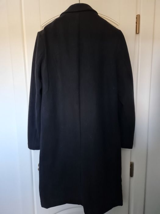 Palton lana H&M negru