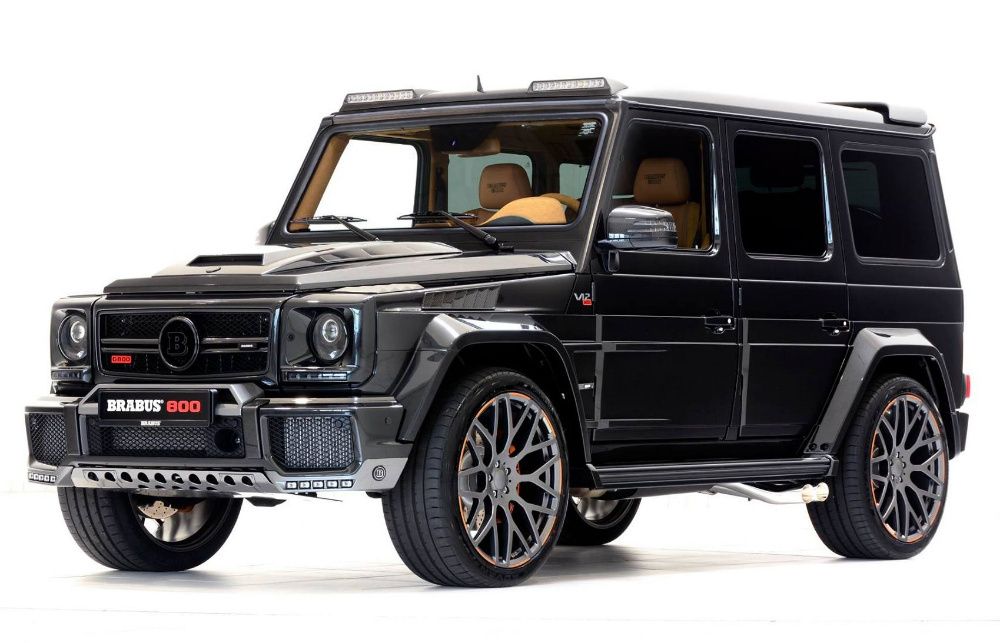 Карбон спойлер + Лед светлини BRABUS Mercedes G / ОРИГИНАЛ