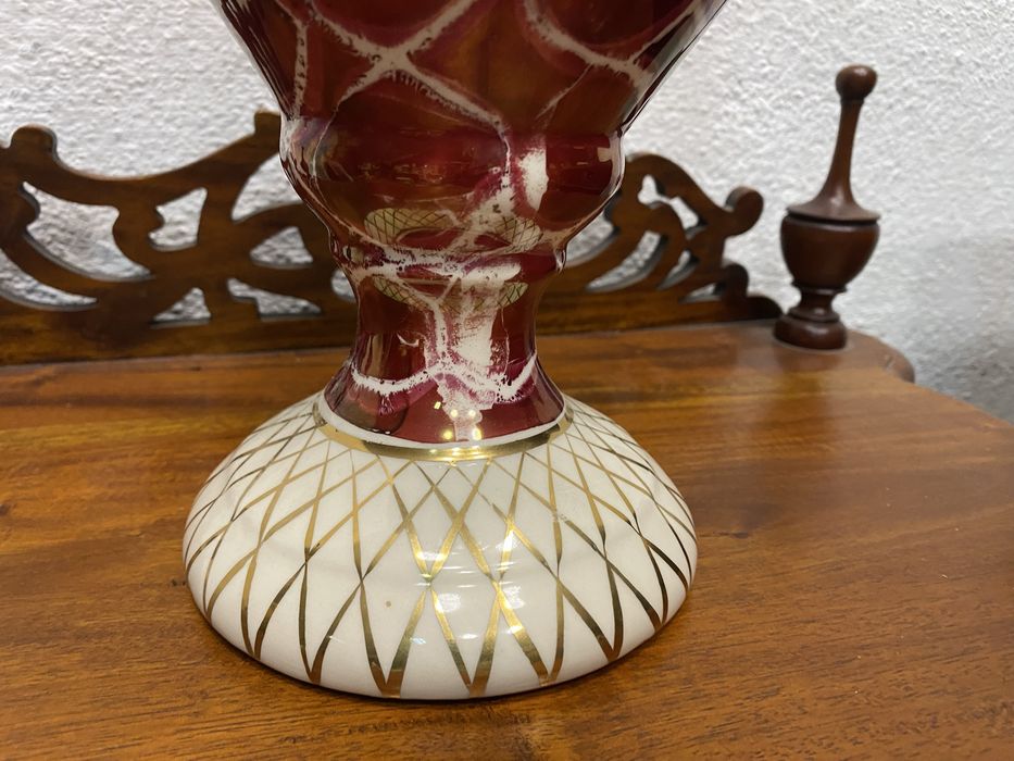 Порцеланова кана HB Belgium с Watteau сцена 1950–1960 г.