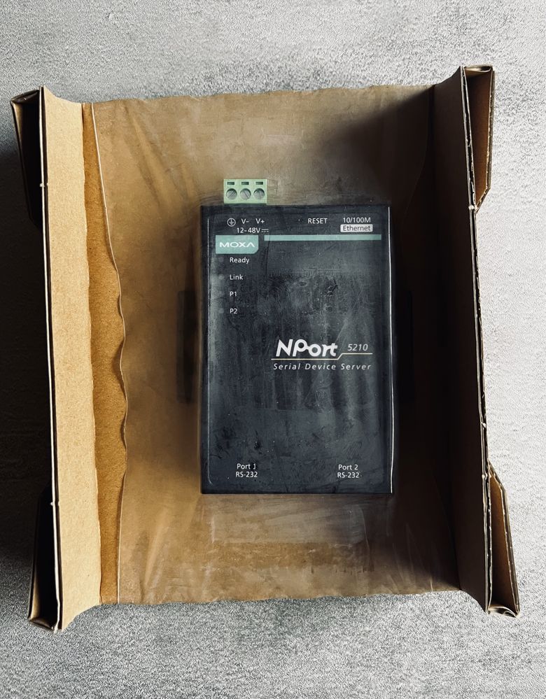 Moxa NPort 5210-T Convertor serial la ethernet (2 PORTURI RS-232)