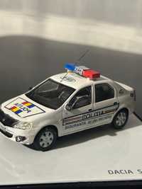 Machetă Dacia logan 2010 Poliția