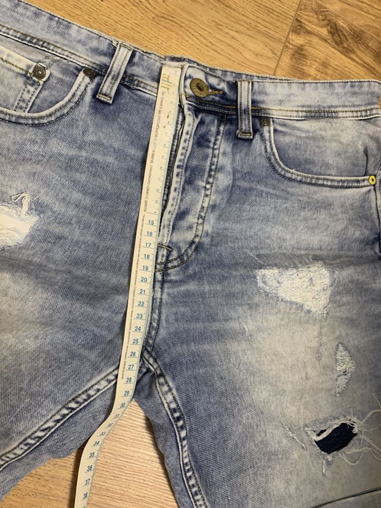 Оригинални мъжки дънкови къси панталони Jack & Jones