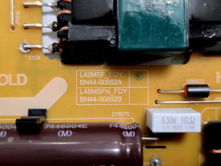 БП, T-CON и сборка с Y-SUS