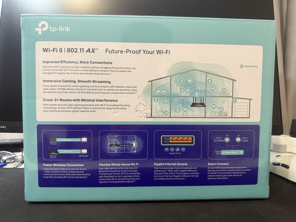 Продам Wi-Fi 6 роутер TP-Link Archer AX10 | Новый роутер в упаковке