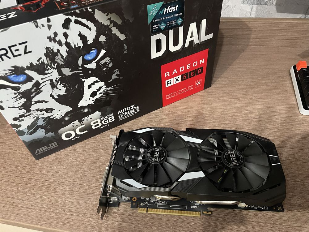 Продам видеокарту RX580 на 8gb