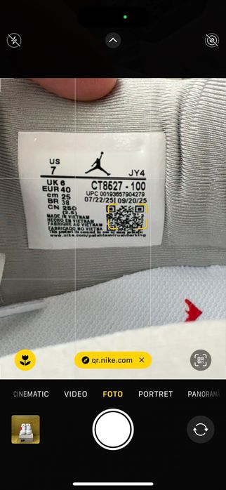 Jordan 4 Retro White Oreo 40