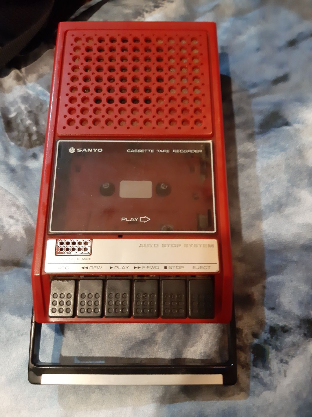 Casetofon player/recorder, vintage, Sanyo,