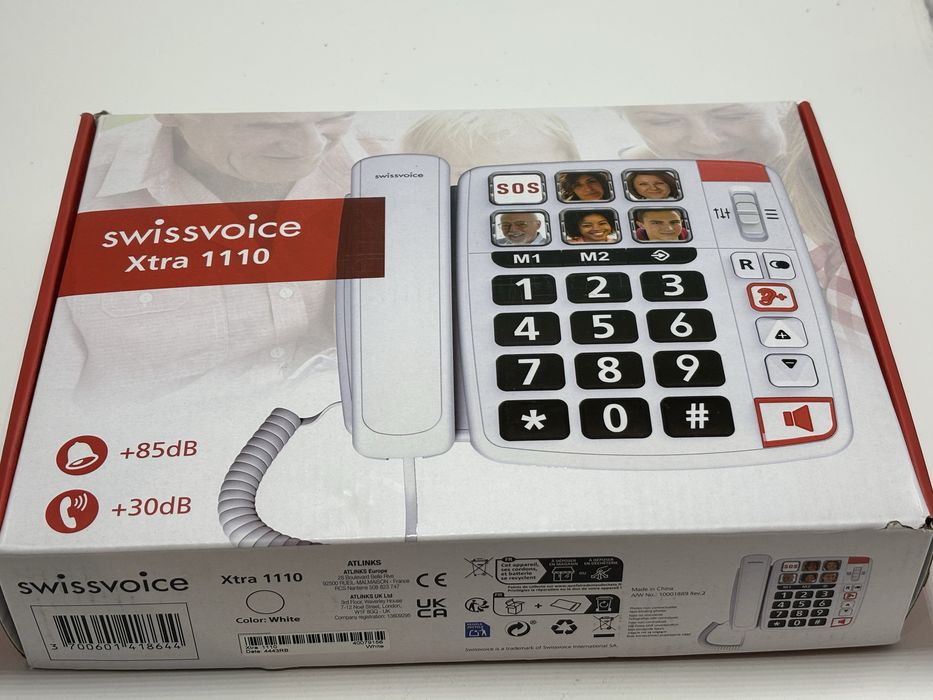 Телефон възрастни стари хора големи бутони бързо набиране стационарен