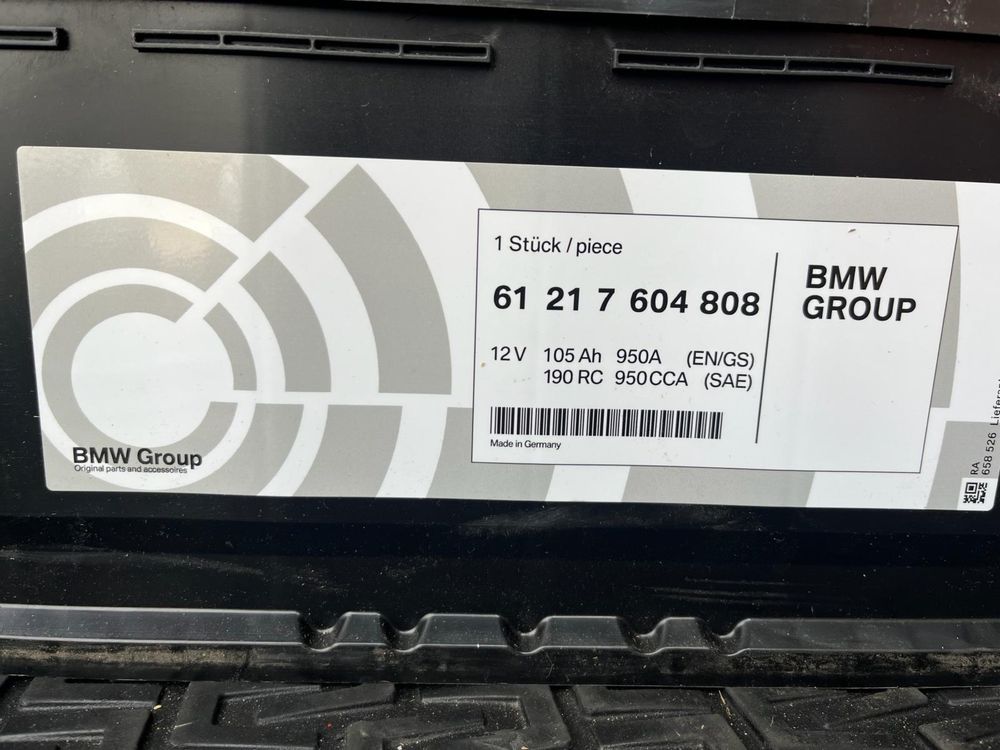 Vand Baterie/Acumulator AGM pornire BMW OEM