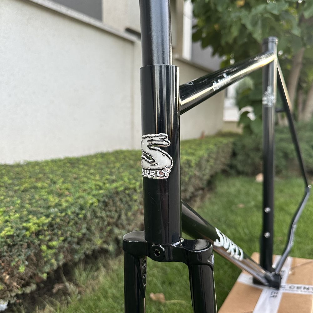 Surly Steamroller Cro-Mo Стоманена Пистова Рамка Fixie Single Speed