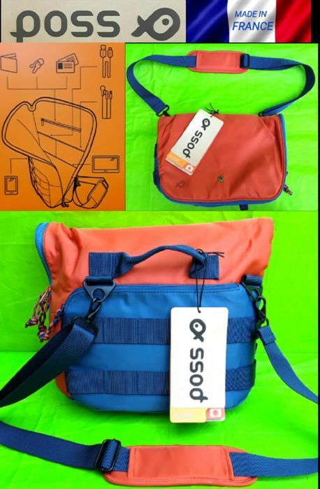 GEANTĂ PREMIUM POSS France Ideala Școală. Facultate, Servici - NOUĂ