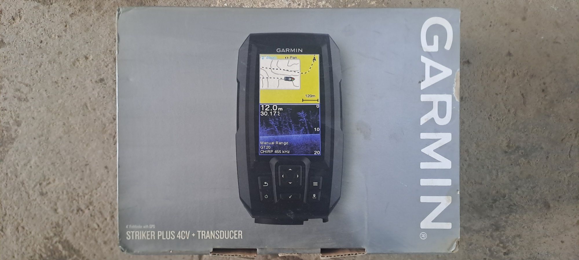 Эхолот Garmin striker plus 4cv+Transducer