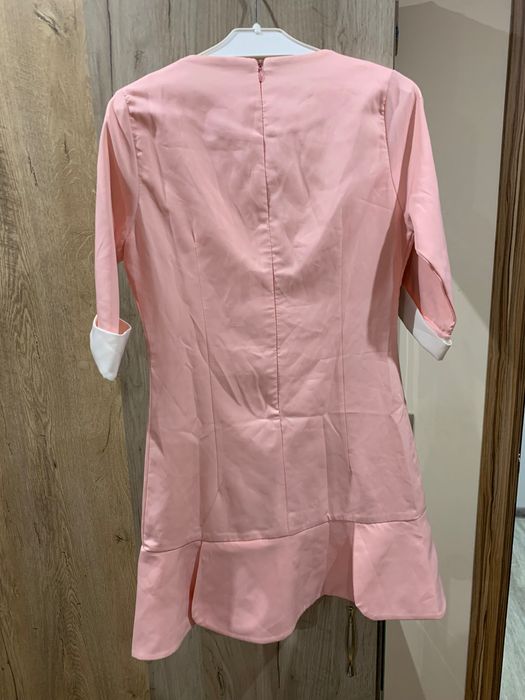 Дамска розова рокля хс