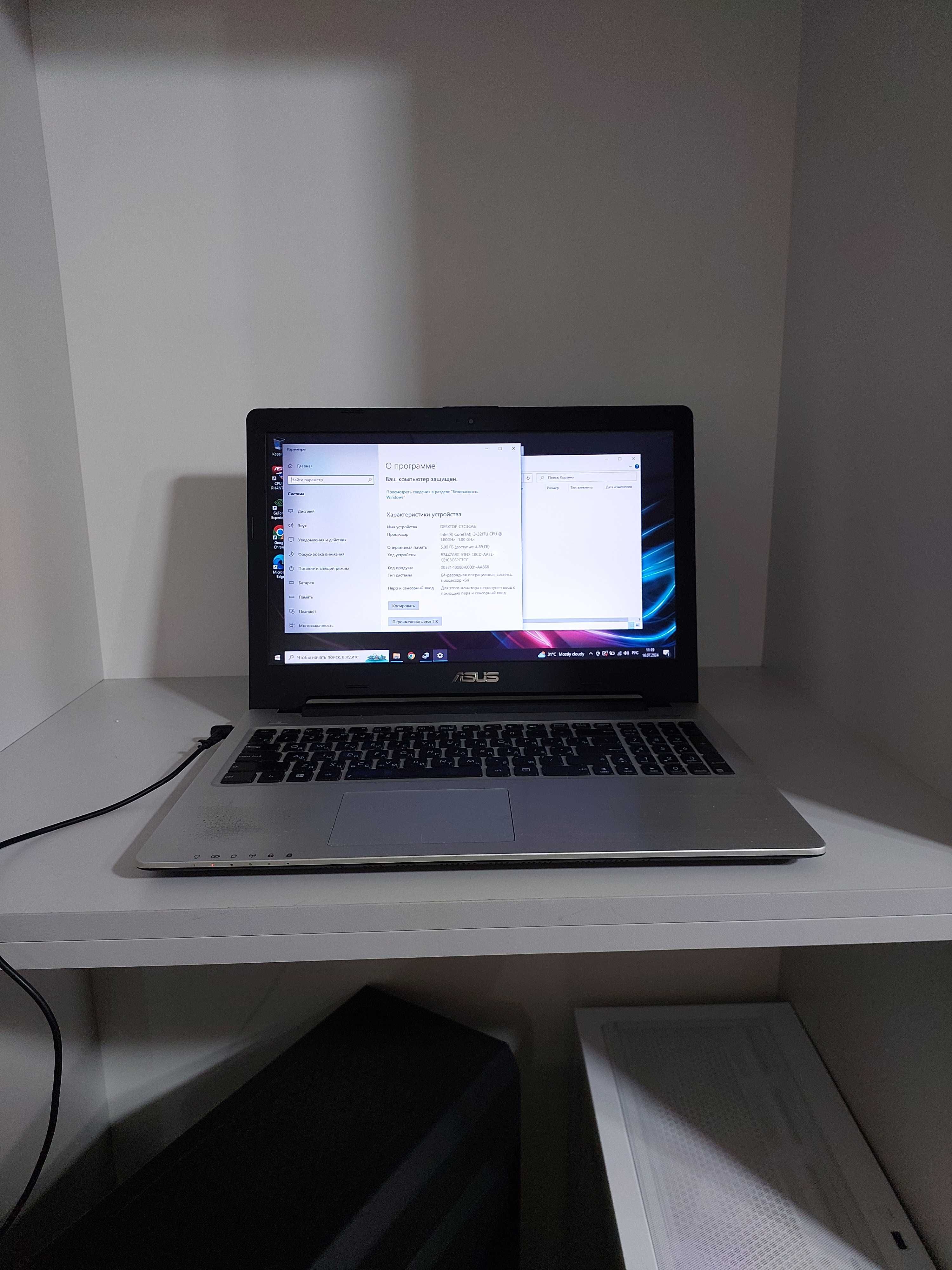 Ноутбук Asus i3-3217u GT740m k56cb