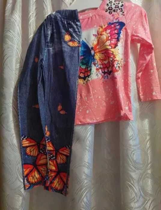 Compleu  casual fetițe 116/122 4/7 ani