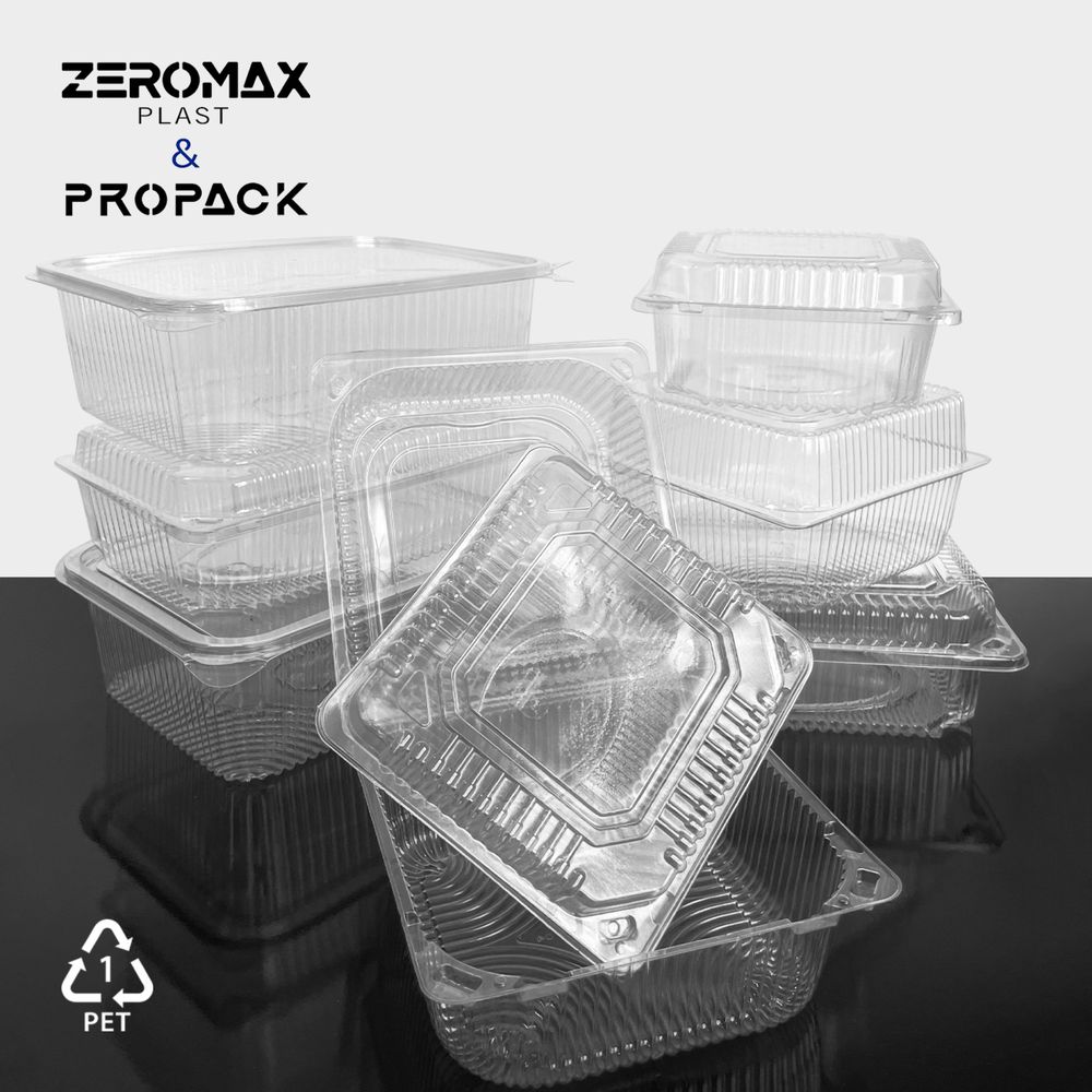 Одноразовые посуды «PET» от ZEROMAX plast & PROPACK