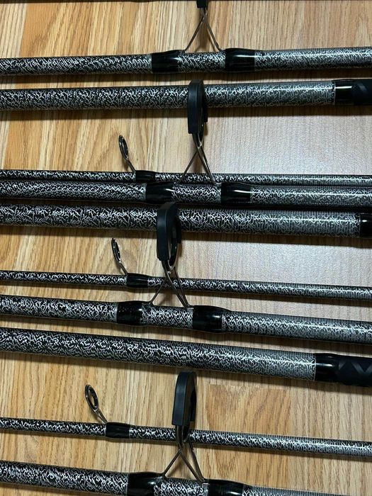 SET 4 Lansete Crap Diamant Alb 3.60 4.0Lbs din 3 Tronsoane