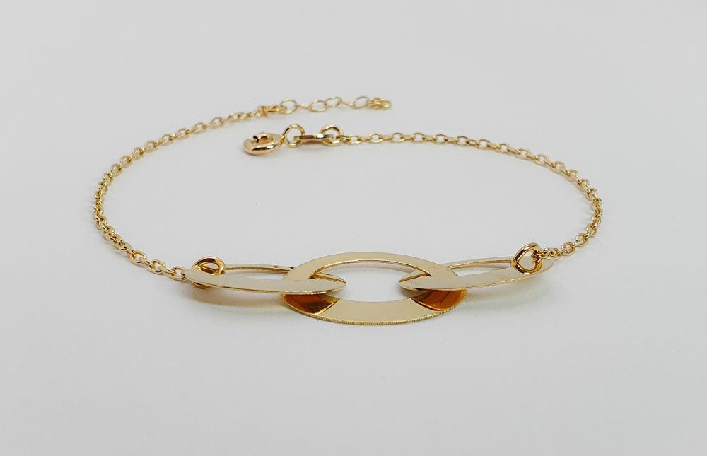 Brățară 3 Maillons AÉLYS din aur de 14K gramaj 2,26 g