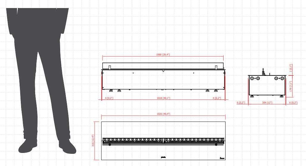 Semineu electric Cool Flame 1000 Insert by Planika, de interior, nou!