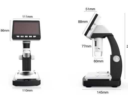 Цифровой микроскоп с ЖК-дисплеем 4,3 дюйма