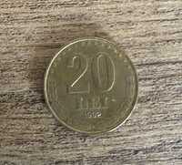 Moneda 20 lei an 1992