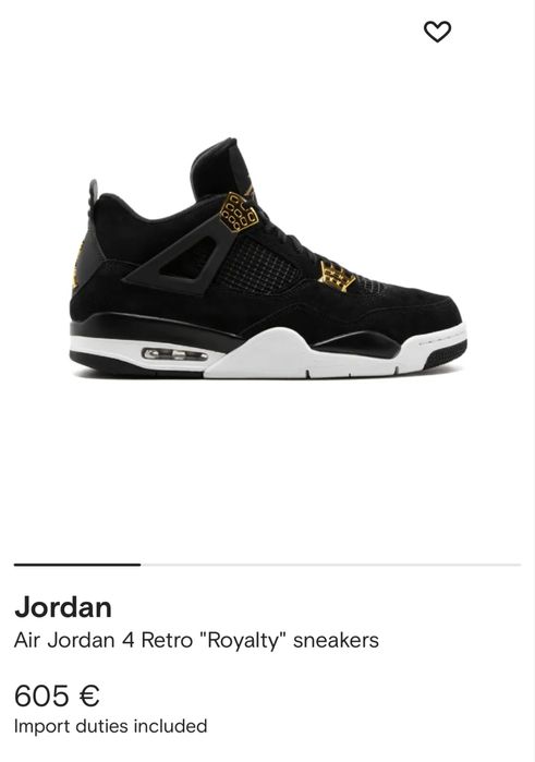 Nike retro 4 royalty