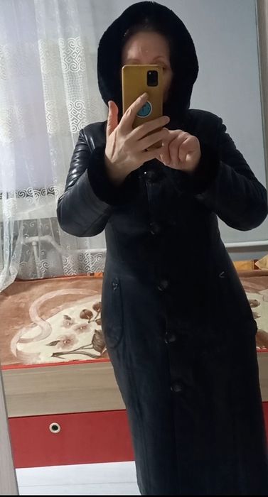 Кожаная дубленка продам