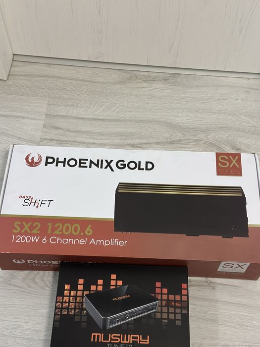 Vand procesor de sunet Musway Tune 12  si amplificator PheonixGold