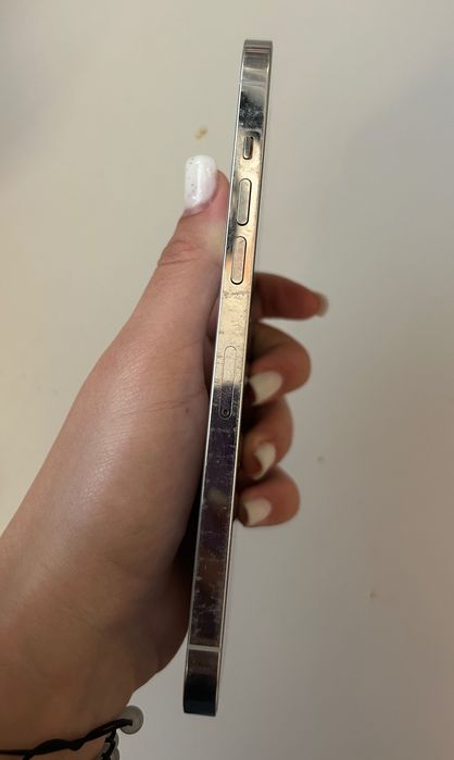 Telefon iPhone 12 Pro Max, White, 128GB, baterie 85%, Face ID