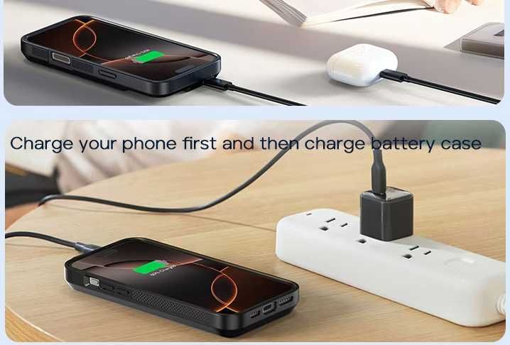 iPhone 13/14 учун батарейкали чехол (Power Bank Case)