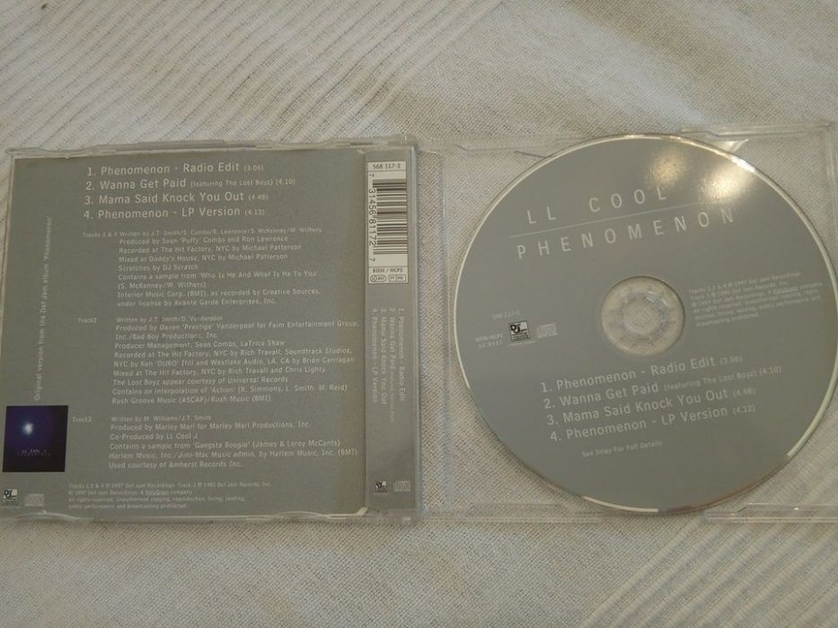 CD original LL Cool J ‎– Phenomenon