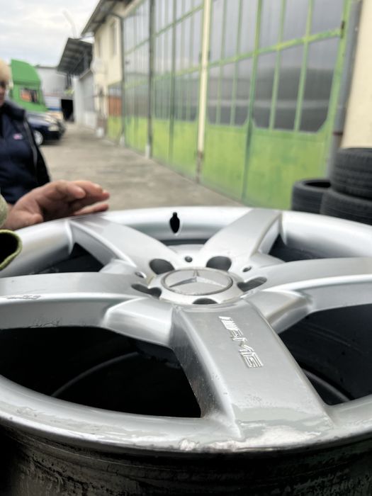 БАРТЕР! Оригинални AMG RONAL Sport paket 18”/66.6/5x112