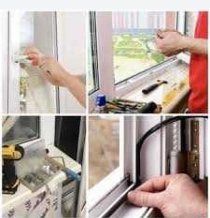 Ремонт и регулировка пластиковых окон и дверей  замена резыны и.т.д