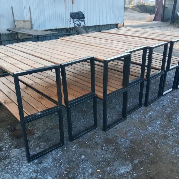 Лавочки ограждения лофт мебель