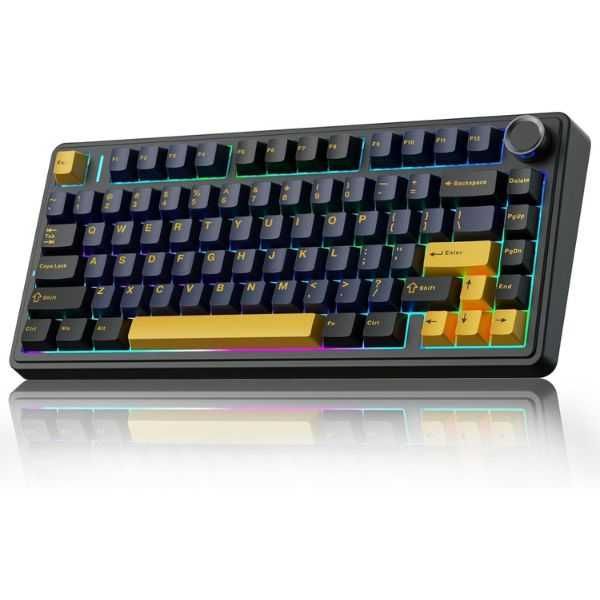 AULA F75 Клавиатура  механическая RUS/ENG  Оригинал 3 вида подключения