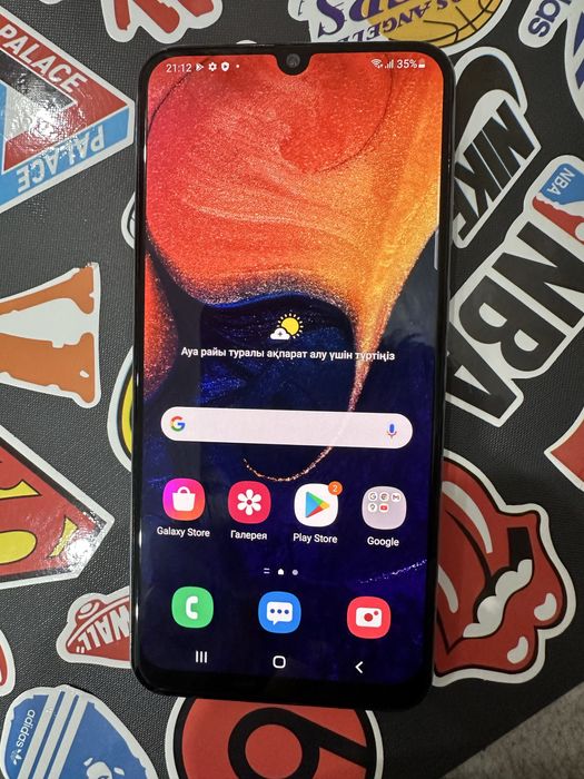 samsung A50 smartphone